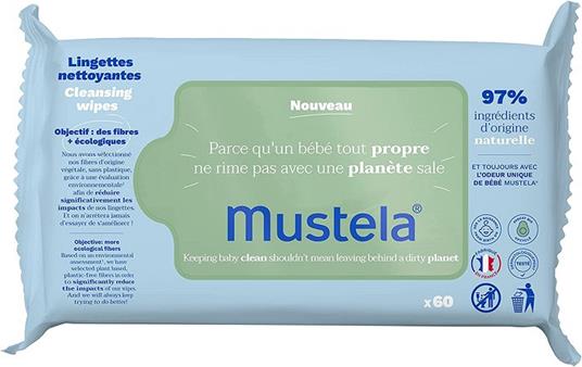 Mustela Salviettine Detergenti 60 pz