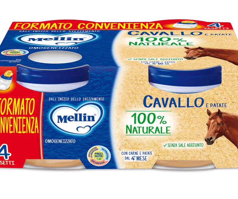 Mellin omogeneizzato Cavallo 4×80 gr