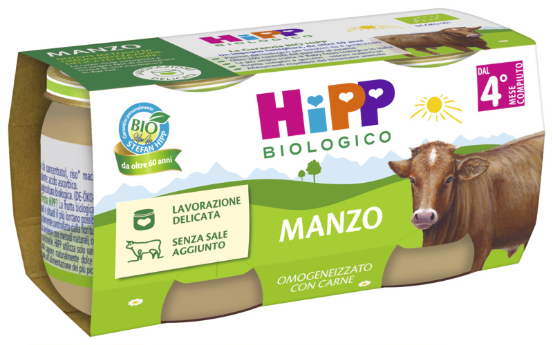 Hipp Omogeneizzati 2x80 Manzo