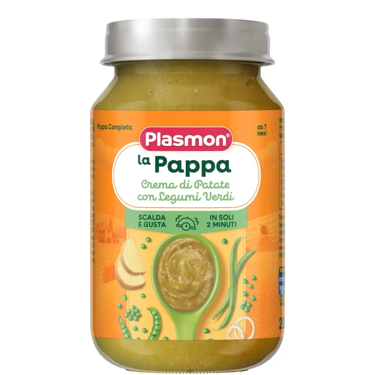 Plasmon omo Pappa 200 Gr Crema di Patate con Legumi Verdi