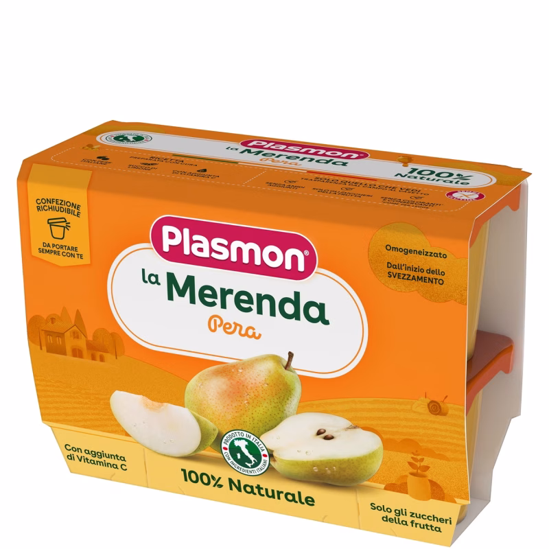 Plasmon La Frutta Sapori Di Natura 4x100 Gr. Pera